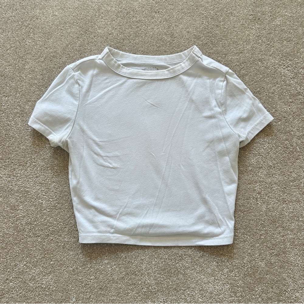 White Crop Top